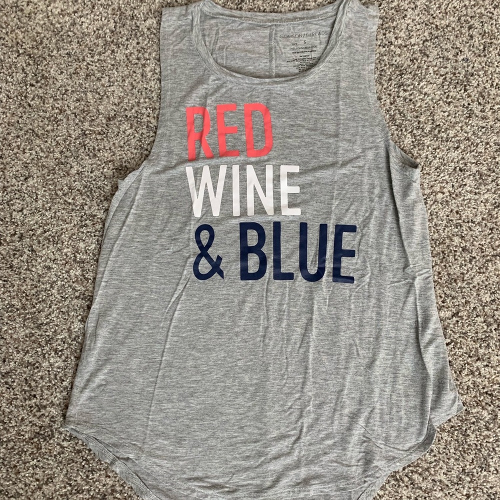Red, Wine & Blue Tank Top